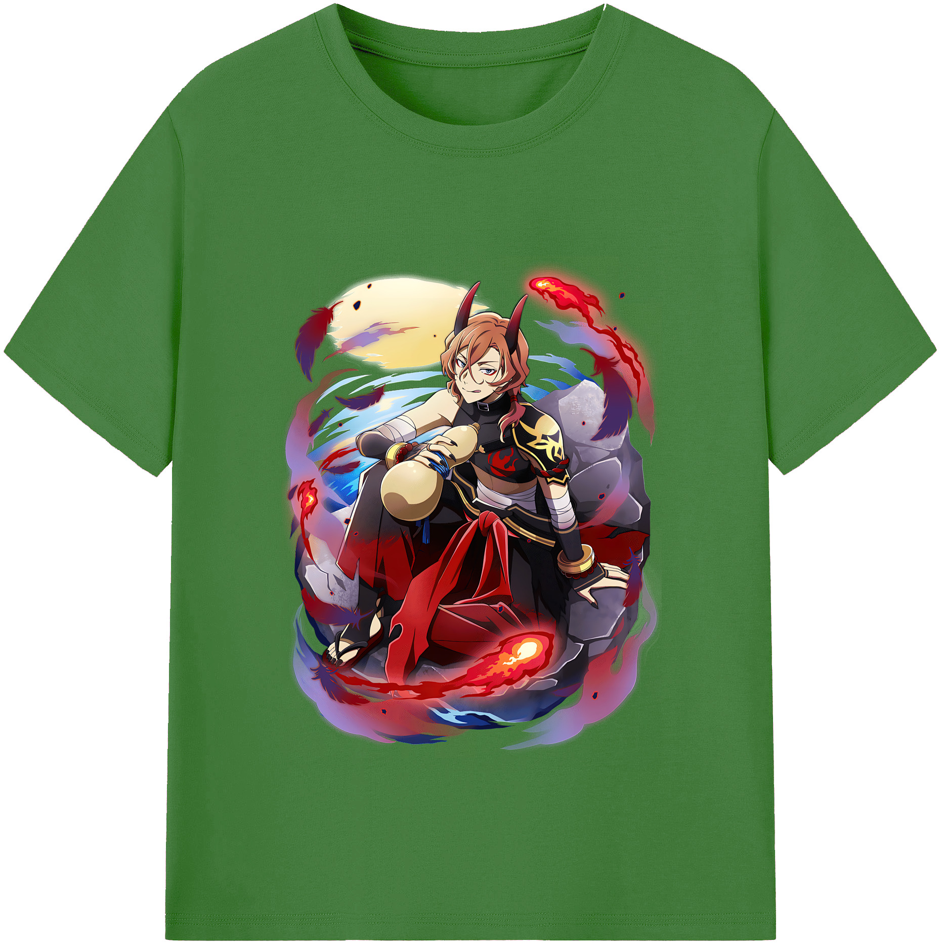（画像用） 文豪ストレイドッグス Bungo Stray Dogs レディースカジュアルプリントTシャツ（綿100％）